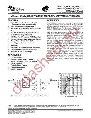 TPS62224DDCT datasheet  